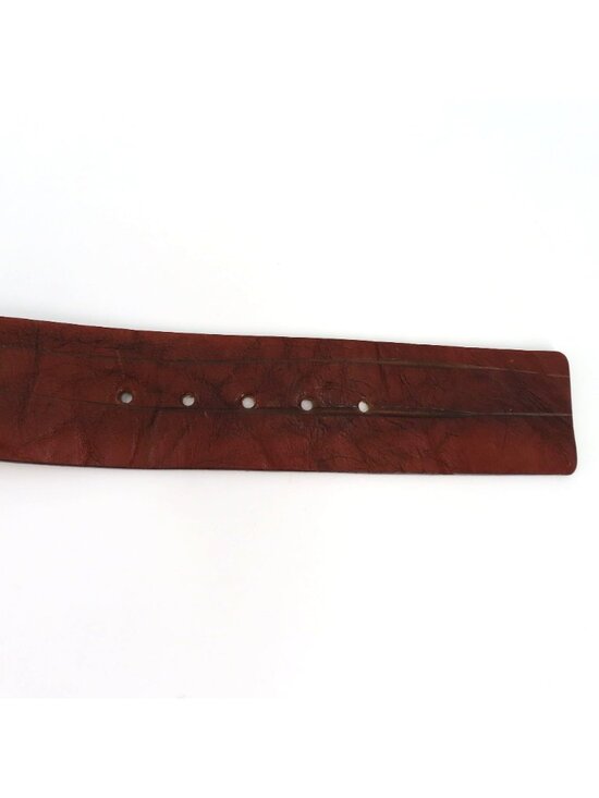 Just Cavalli Women 34 Brown Leather Wide Belt Boho Western Italy Roberto Cavalli main image 4